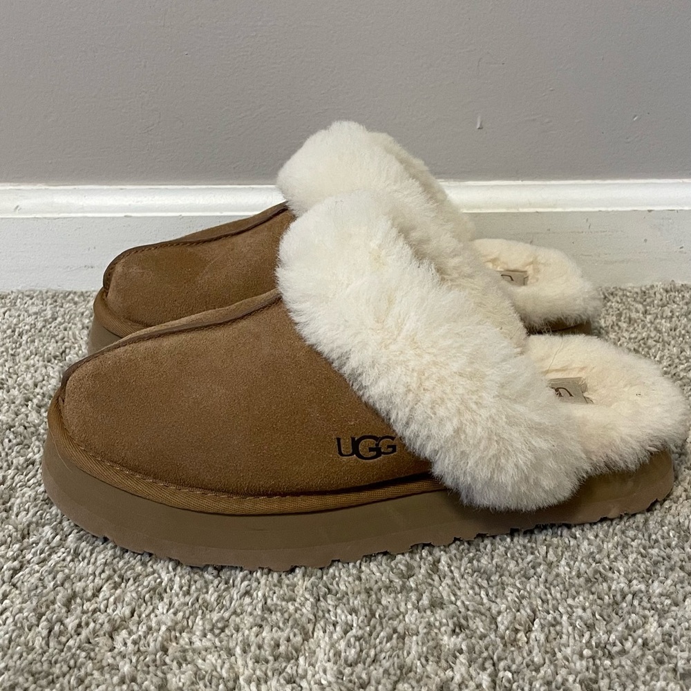 UGG platform slippers